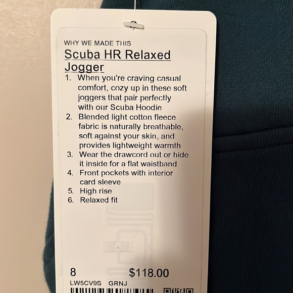 Scuba HR relaxed joggers - Picture 3 of 3